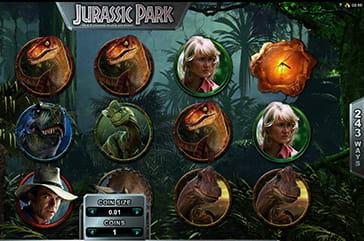 Jurassic Park, one of the famous Microgaming slots